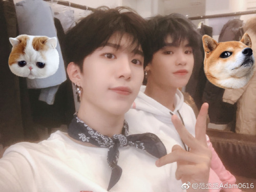 「180830」Chengcheng’s Weibo Update w/ Justin“I heard you guys missed meI’m here!&rd