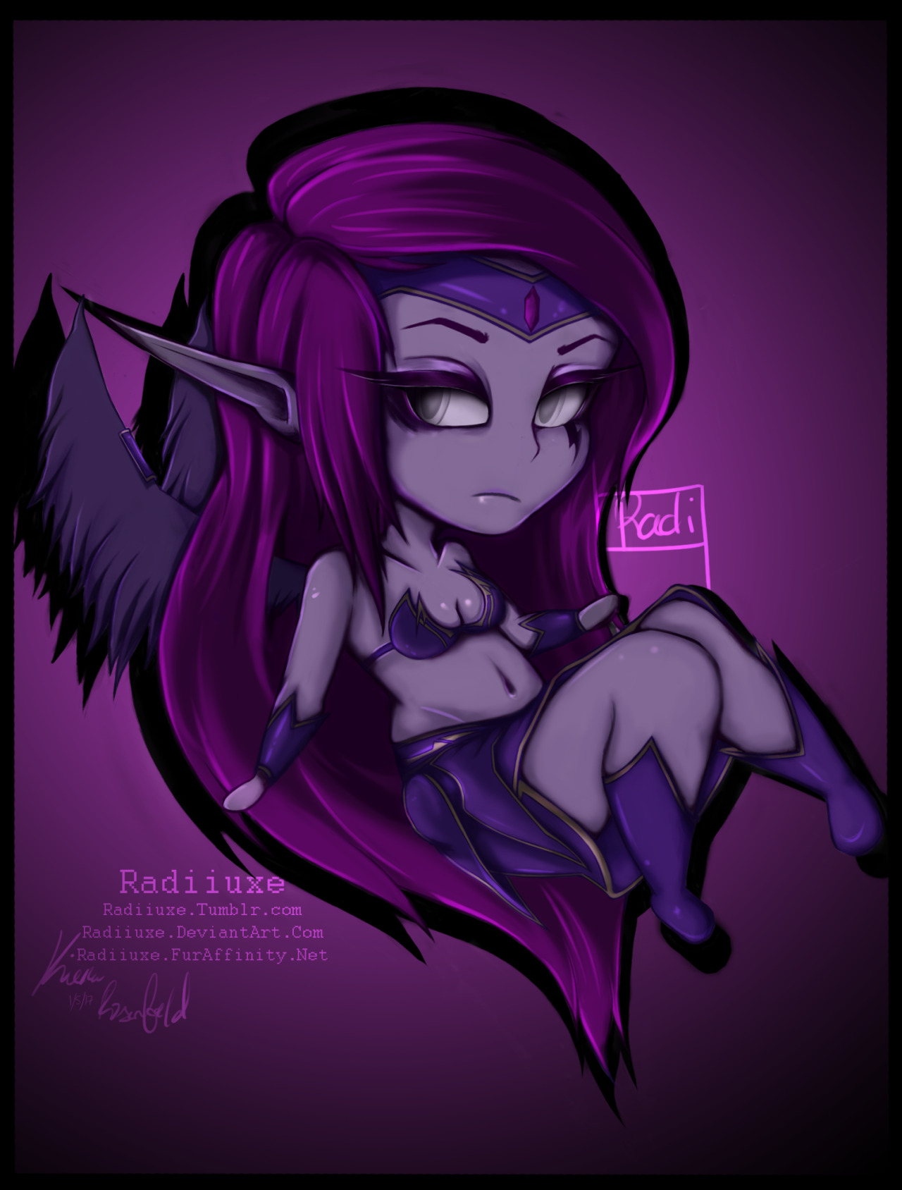 radiiuxe:  A co-worker helped me out a ton so i drew this as a thank you for him!