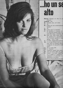 claudiarosecardinale:  claudiacardinalesmile:  Claudia Cardinale is just too sexy even if she is just reading some books in bed. Just looking at her makes you smarter. Talking about books, I just received Dolce Claudia, a collection of CC photos from