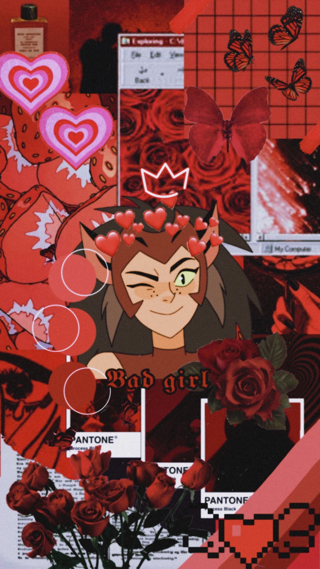 I made a Catra desktop wallpaper  Fandom