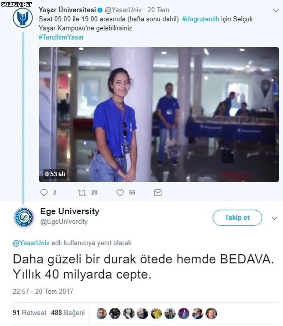 Yaşar Üniversitesi...