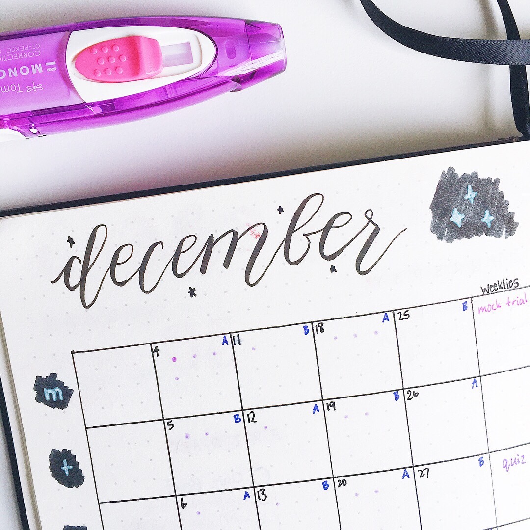 secundastudies:  12/2/17New month, new spread, new tests :^)
