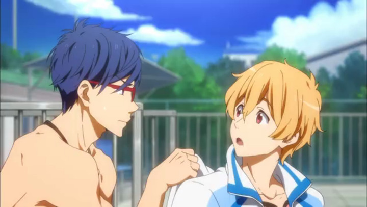 iseefairies:  Free! Ep. 5 → Rei/Nagisa 