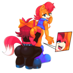 matospectoru-art:   Sally X Fiona [Comm] 