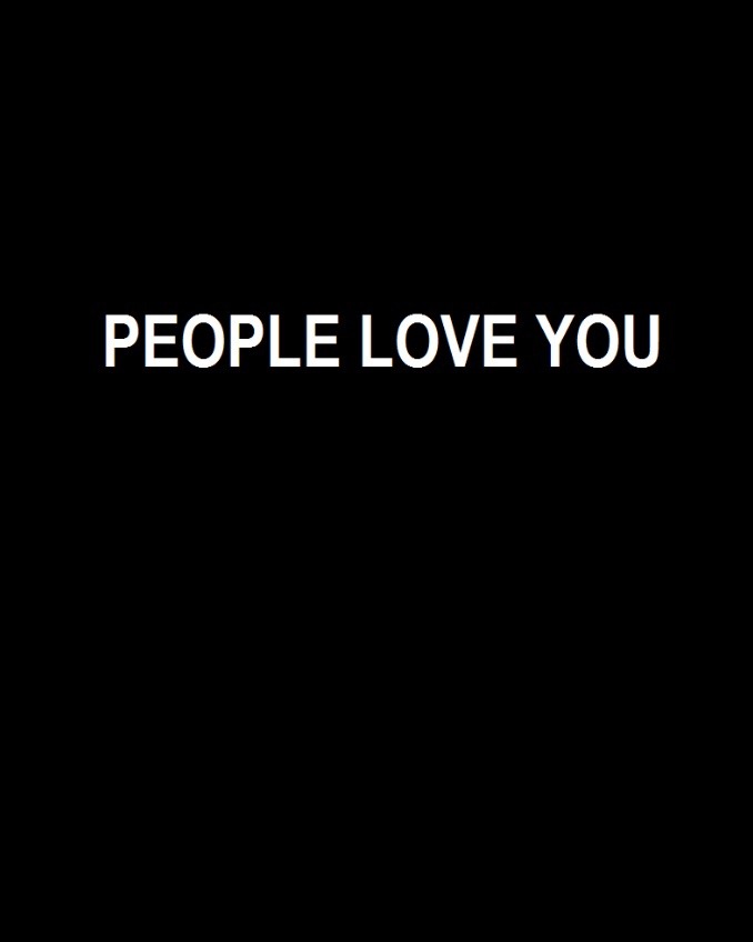 timid:  people love you until they no longer need you 