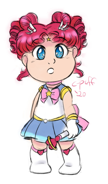A warm-up drawing which took too long for a warm-up tbh.I&rsquo;ve never liked how Chibi Chibi looke