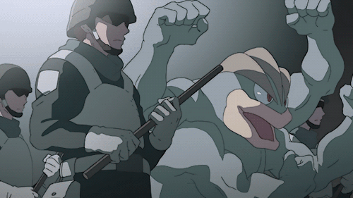 my-killlll: What kind of fucking idiot army didn’t give machoke 4 guns…unbelievable