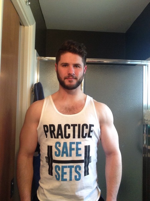twotontwentyone:My buddy bought me this tank top while he was shopping for a fanny pack for St Patrick’s Day. Practice safe sets ya’ll