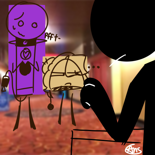 Thought Of This Last Night And I Just Had To Draw It (dont Mind That The Worker Is The Silhouette Of
