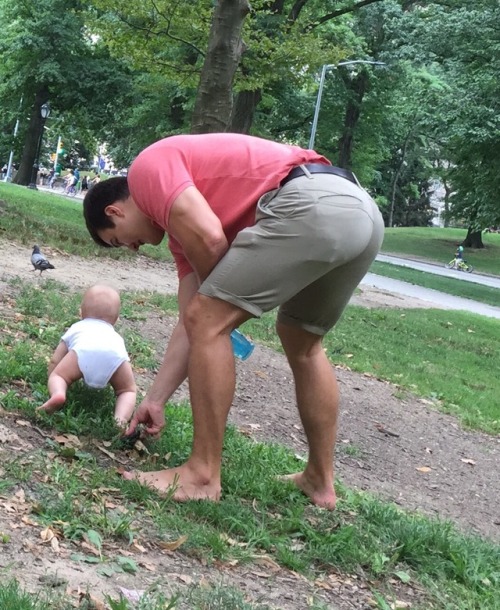 Sexy DILF in Central Park