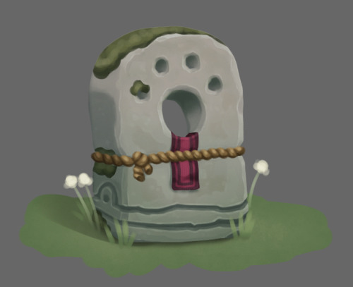 Hi tumblr! I made a rock! You can look at it more here!I’ve been having fun playing around with work