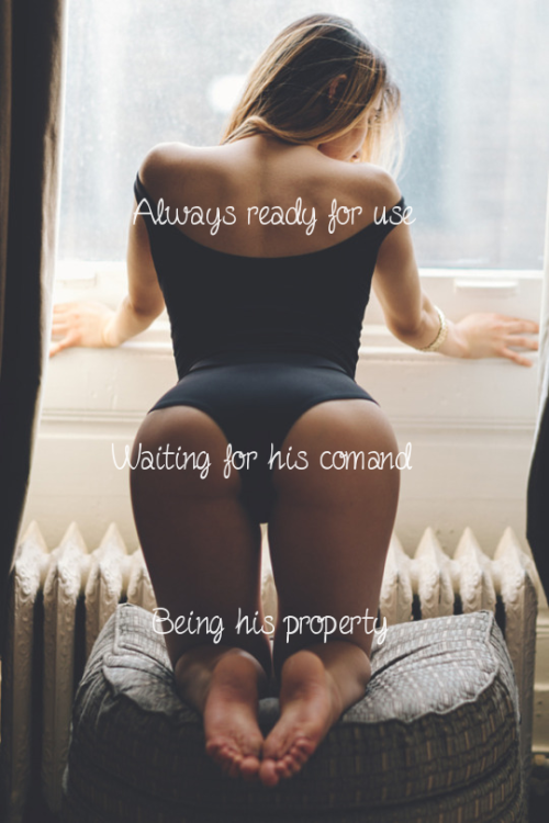 wannabeyourtrophywife:  slavelexi:  And I wouldn’t have it any other way :)  As a wife I am al