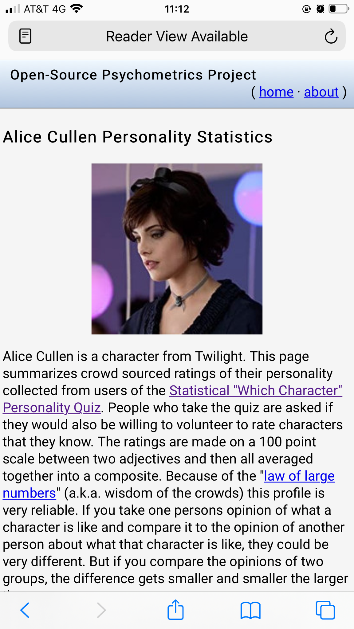 photo Alice Cullen Personality Mbti enfp characters explore tumblr posts