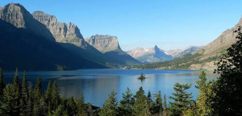 Going to the Sun? Glacier National Park in northern Montana in the US covers over 4000 square kilome