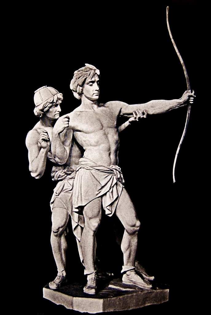 hadrian6:  Loki and Houdor.  19th.century.Carl Gustav Qvarnstrom. Swedish 1810-1867.http://hadrian6.tumblr.com