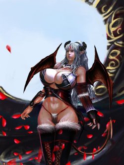 witchking00:  commission for  Witchking00 art by JY-KO-X . by JY-KO-X WOW!!! That is awasome!! Amazing job that JY-KO-X made of ALIRA DARKBOOB in this picture!!! I recomend you to visit his website and gallery!! Really worth to do it :)