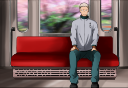 yuminari:  I’ve read some days ago that Aone’s current concern is when he’s riding the train nobody wants to sit next to him.  And it’s just… soooo cuteeee~  He deserves more love! ♥ So I made this ;v; Deviantart: bigger version 