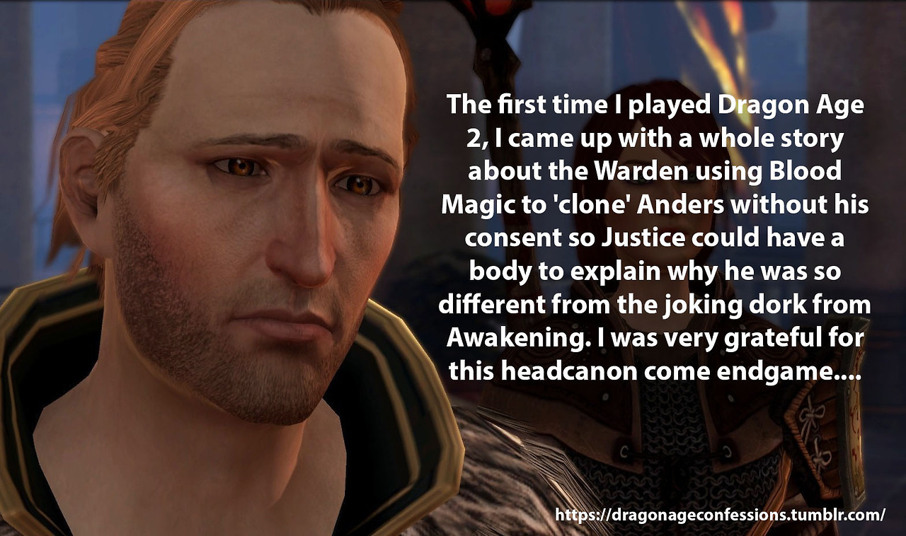 Dragon Age Confessions — The first time I played Dragon