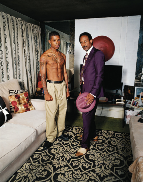 Mentaltimetraveller:  Deana Lawson, Barrington And Father, 2021, Ink-Jet Print, 73