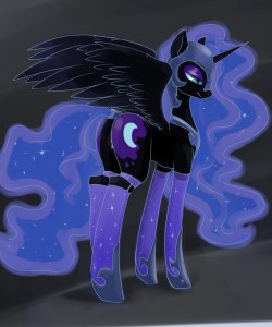 justpony:  dat stockings :D  such ethereal cereal