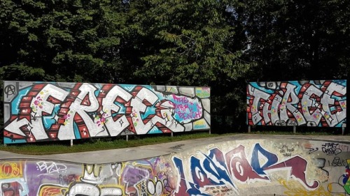 &ldquo;Free the Parkbench Three&rdquo; Graff piece in solidarity with 3 anarchists who were arrested