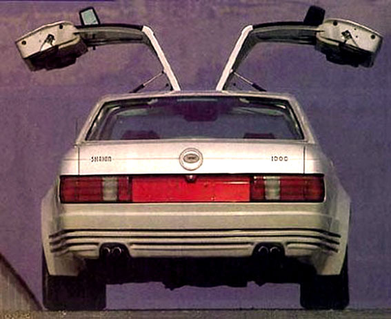 carsthatnevermadeit:  Sbarro Shanin 1000, 1983. Presented as a prototype at the Geneva