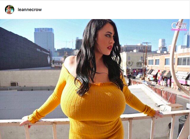 Busty babes on Instagram who don&rsquo;t stare at the camera - Leanne Crow. 