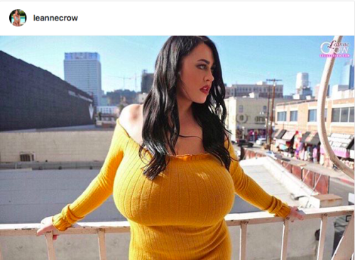 Busty babes on Instagram who don’t stare at the camera - Leanne Crow. 