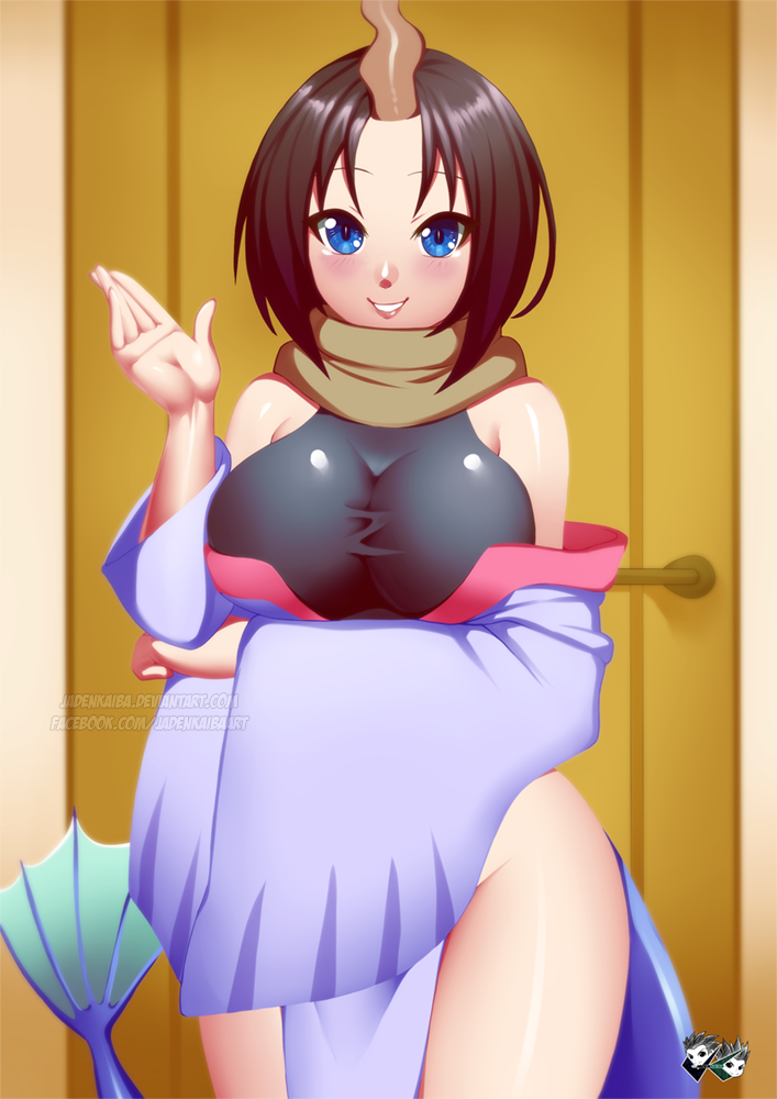 jadenkaiba: “Let’s settle this…Tohru!!” Elma the businesswoman and Tohru’s