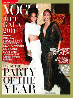 adoringbeyonce:  Beyoncé & Rihanna cover