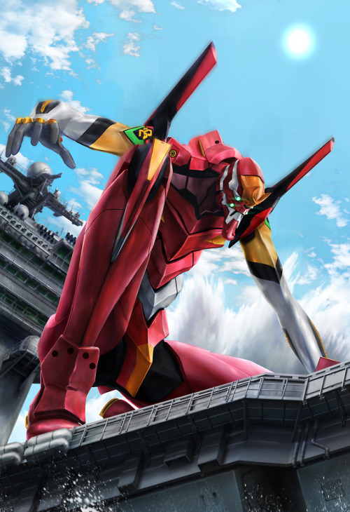 theallenyu:.Asuka strikes. Unit 02’s original intro