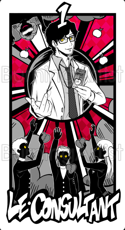 Persona 5: Maruki The CouncillorThe Councillor Arcana, while upright, it is a tarot card that denote