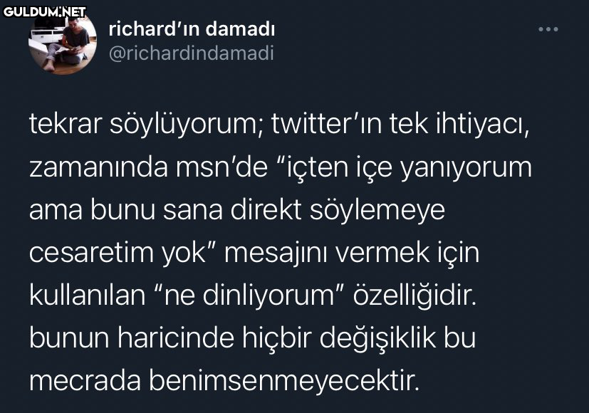 richard'ın damadı...