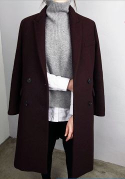 parisfashionn:  Coat» Sweater» Blouse»  