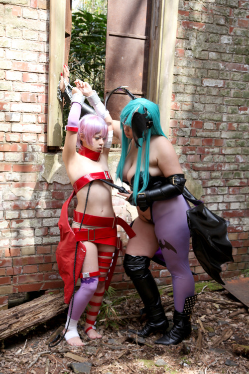 Porn Darkstalkers - Morrigan & Lilith (Chouzuki photos