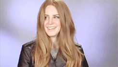 dailydelreygifs: “Hi! I’m Lana Del Rey”  My fucking queen.