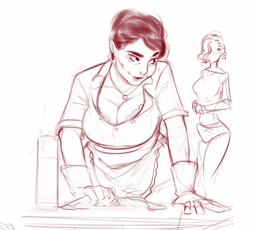 incaseart:  More of the two from this sketch . adult photos