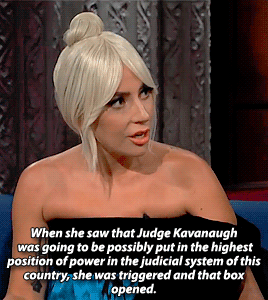 ladyxgaga: Lady Gaga stopped by The Late Show with Stephen Colbert to discuss all