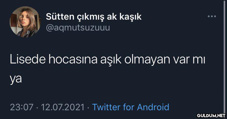 " Sütten çıkmış ak kaşık...