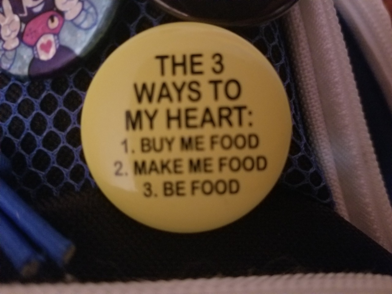 justpredthings:  theonewhovored:  this is the best button I have ever got.  This