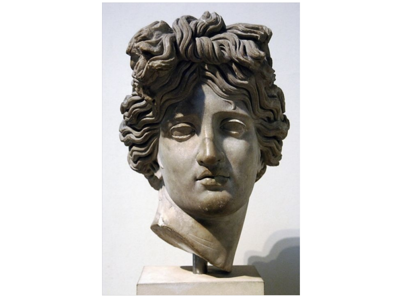 εὐήλιος — Have you noticed how pretty Apollo's hair is?