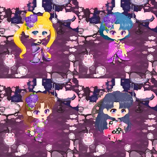 Son Bellísimas Mis Avatares De Las Sailor Scouts En LINE PLAY! ❤️ #line #lineplaygame #linepl