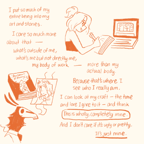 reimenaashelyee: BODY OF WORK - a short autobio comic about being so ambivalent about your body that