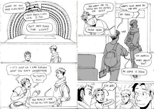 THIS IS A COMIC I HAVE DRAWN BASED ON OWNLY-LOWNLY&rsquo;S (JEANMARCO) FIC &ldquo;LIKE A DRU