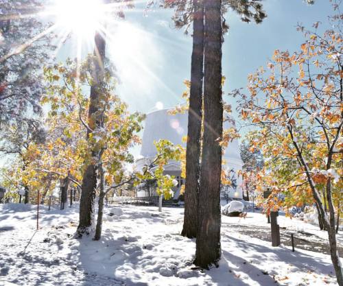 Just because, here is a picture of the Clark Telescope Dome in the snow for your viewing pleasure. #