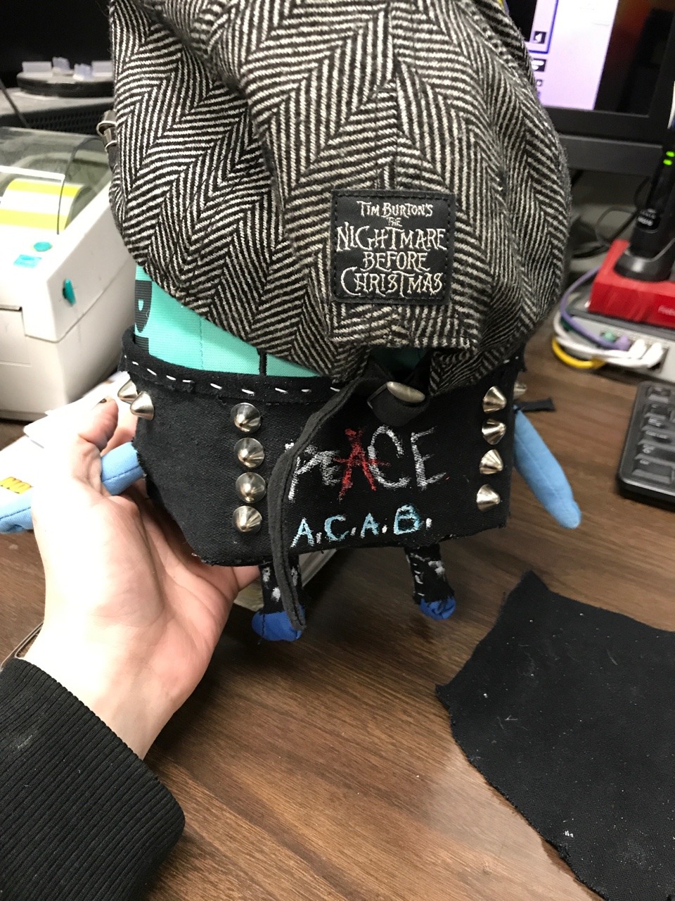 punkwitchanarchist:So BMO was complaining that he wanted cool clothes like me. So