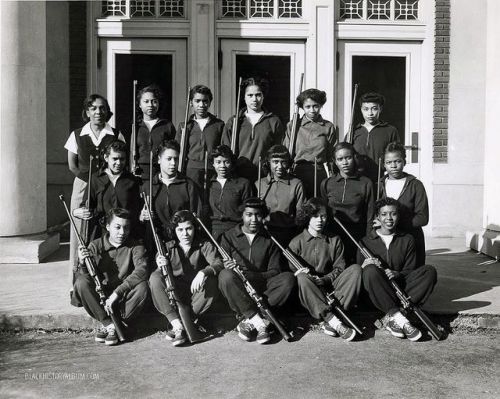 Howard University Women’s Rifle Team, 1935.