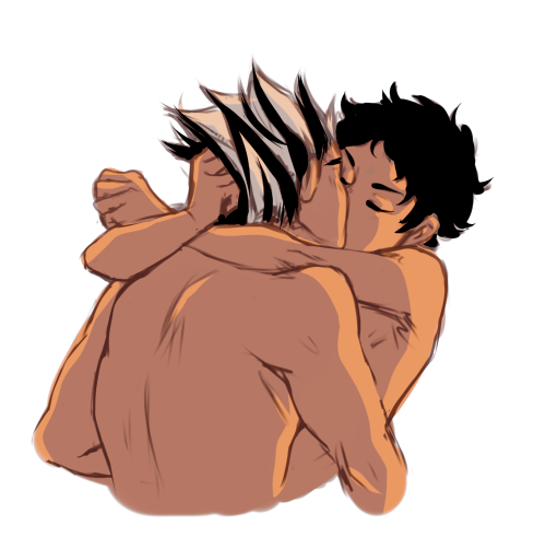 cellyfish-art:  smut. because there’s not enough sensual bokuaka!