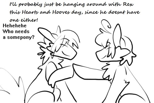 ask-that-tailmouth-pony:  It would be nice to have a special somepony for once, but this will be really nice too!!  Aww :3