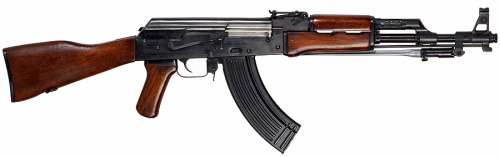 The Chinese Type 56 Assault Rifle, The AKM assault rifle is the most mass produced and common firear